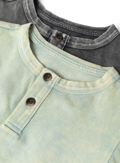 Little Bipsy - Jersey Henley Tee|104019