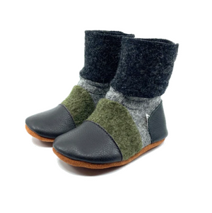 Kelp Felted Wool Booties|76164