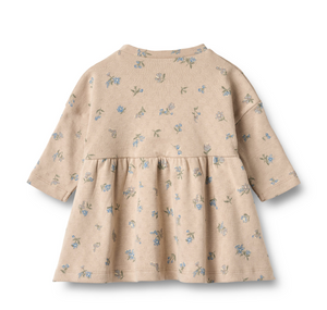 Wheat - Jersey Dress Emmy Warm Sand Flowers|164329