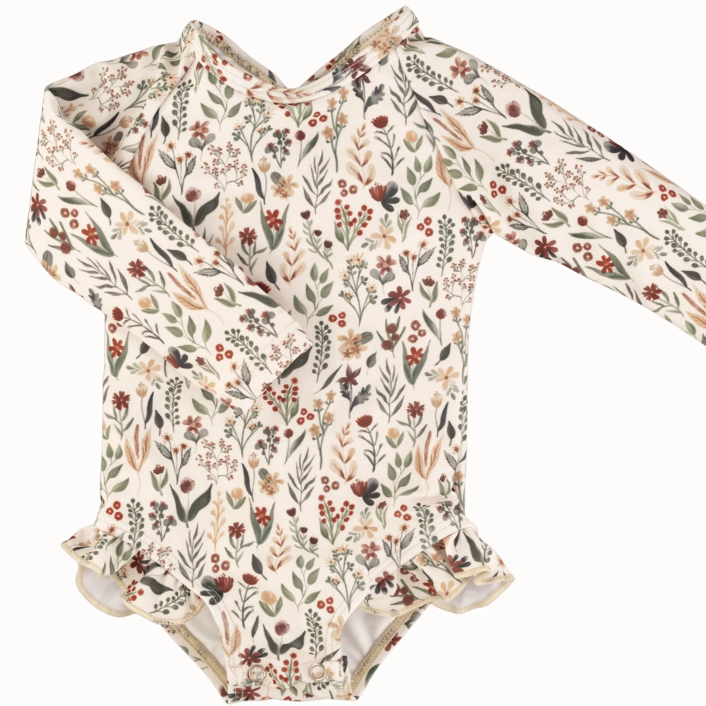 Current Tyed - The "Ivy" Ruffle Rashguard Suit|205967