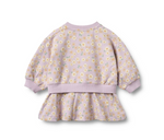 Wheat - Sweat Dress L/S Maggie Lavender Daisies|191182