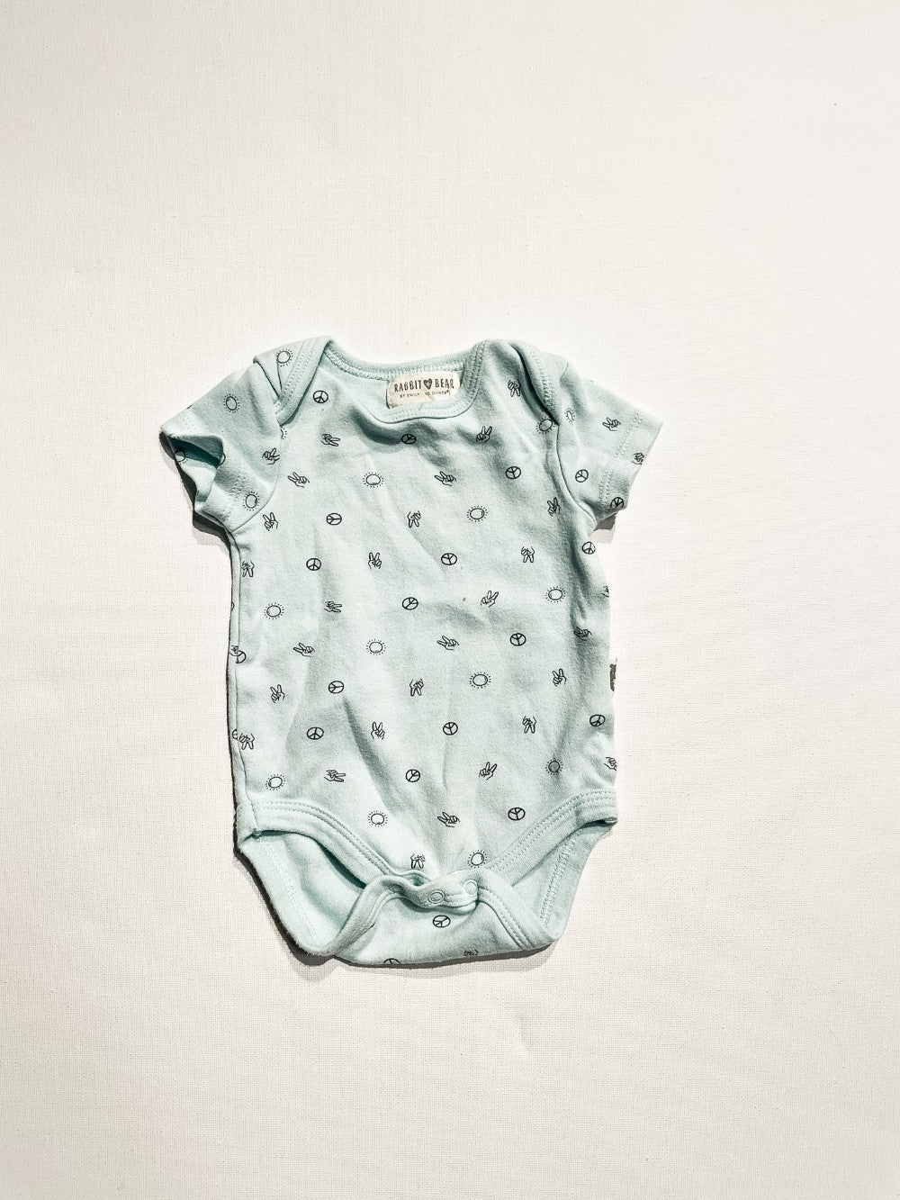 Rabbit & Bear Onesie 0-3M|220894