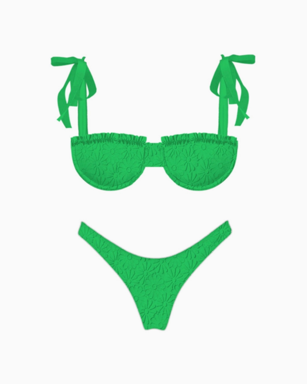Sundaze Brunch - Jacquard Daisy Bikini Set|215110