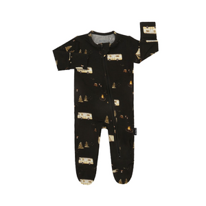 Belan.J - Footed Zipper Sleeper - Night Camp|199350