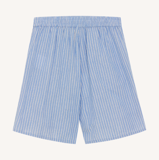 Creamie - Woven Stripe Shorts Blue Lustre|193988