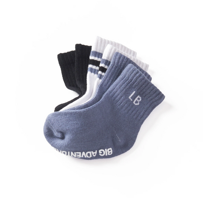 Little Bipsy - Sock 3-Pack - Blue|116182