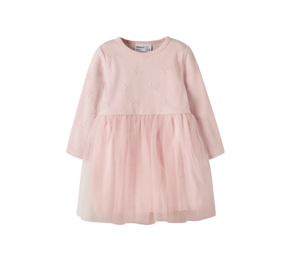 Name It - Bow Tule Dress|216030