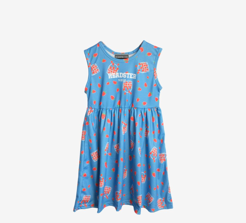 Headster - Strawberry Fields Sleeveless Dress|142925