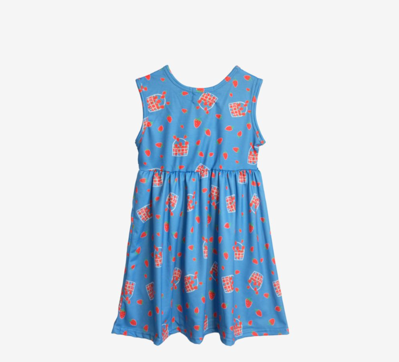 Headster - Strawberry Fields Sleeveless Dress|142924