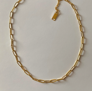 Paperclip Necklace - 18K PVD Gold Plating|176870