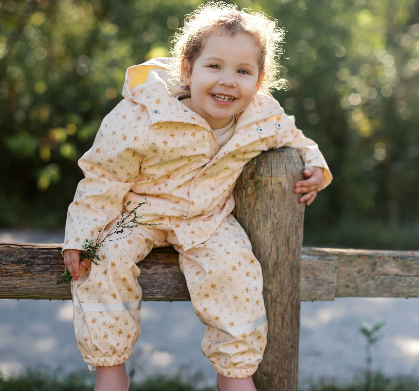 Roobear - Fleece-Lined One-Piece Suit Gingham|173370