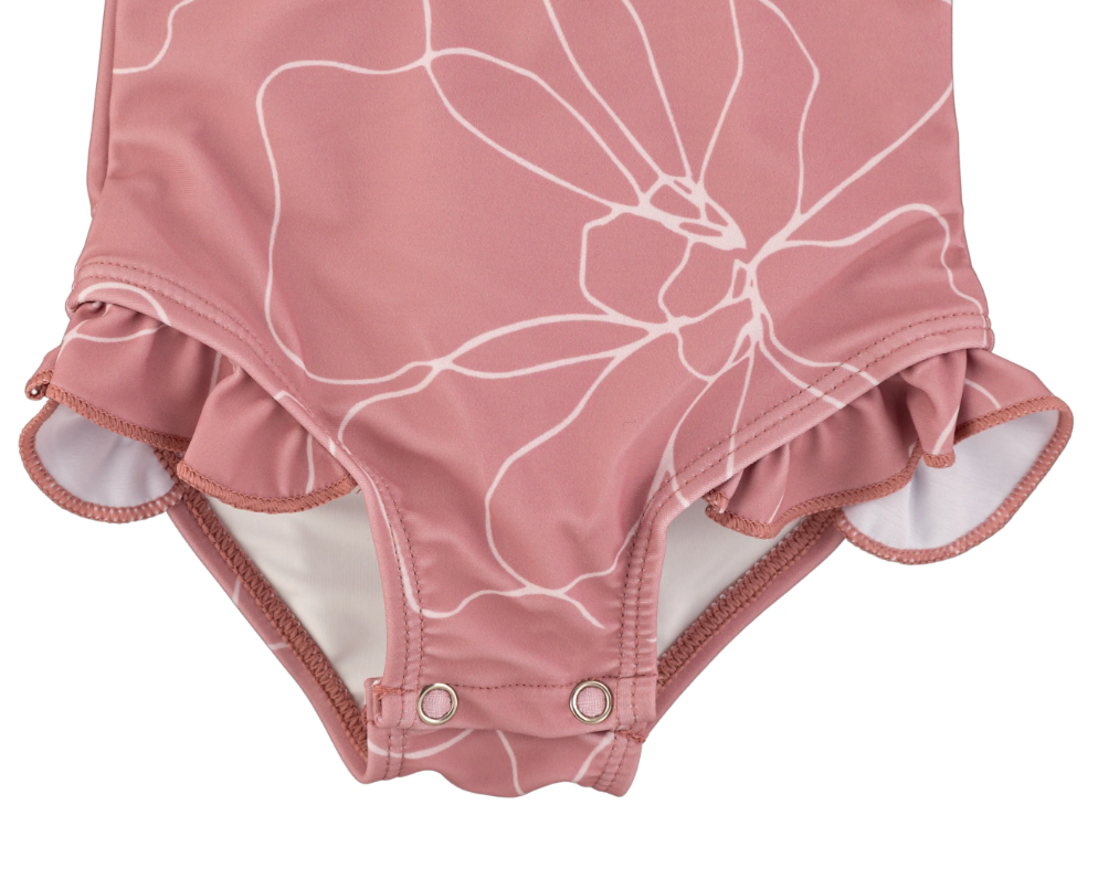 Current Tyed - "Olivia" Ruffle Rashguard Suit|140509