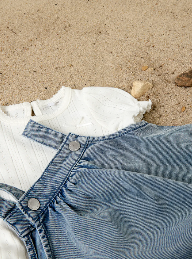 Name It - Denim Embroidered Dress|209456