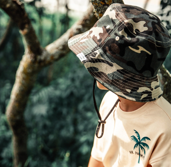 Headster - Camo bucket hat|98664