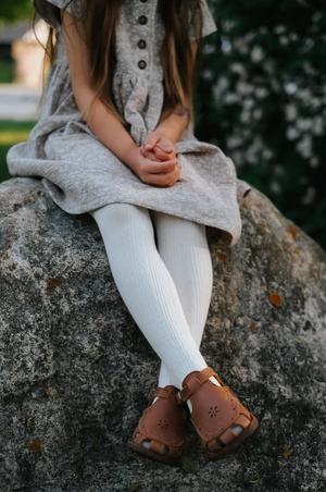 Bee & Magnolia - Cotton Cable Knit Tights|136568