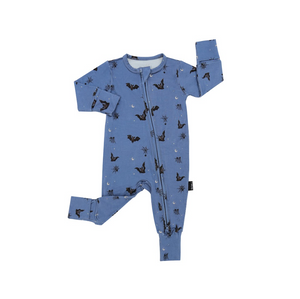 Belan.J - Footless Zipper Sleeper Bats Blue|158755