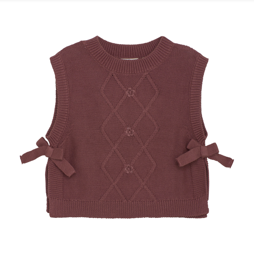 Enfant - Slipover Knit - Rouge|155868