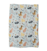 Loulou Lollipop - Muslin Swaddle - Honey Puppies|136258