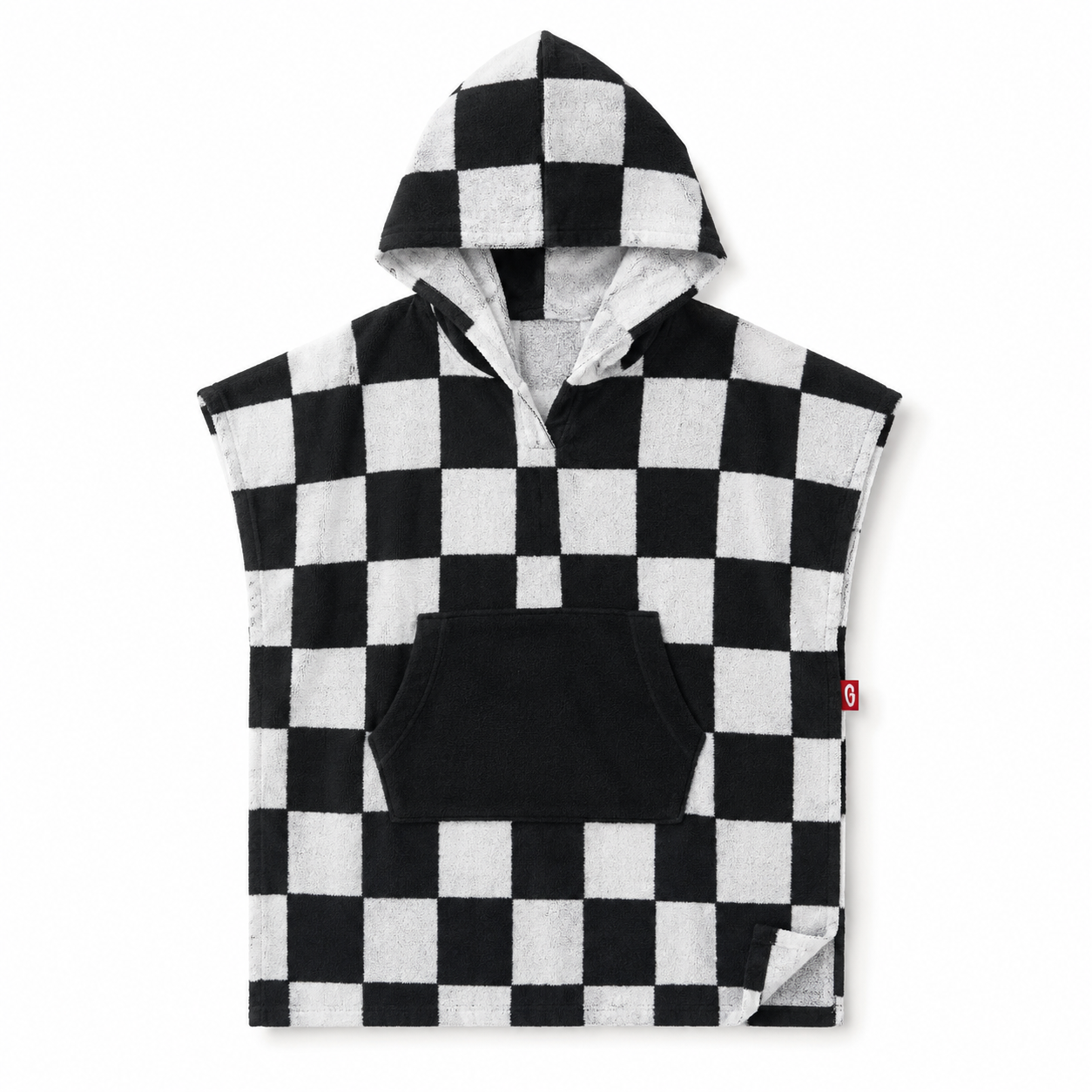 Little Trouble - Checker Poncho Towel