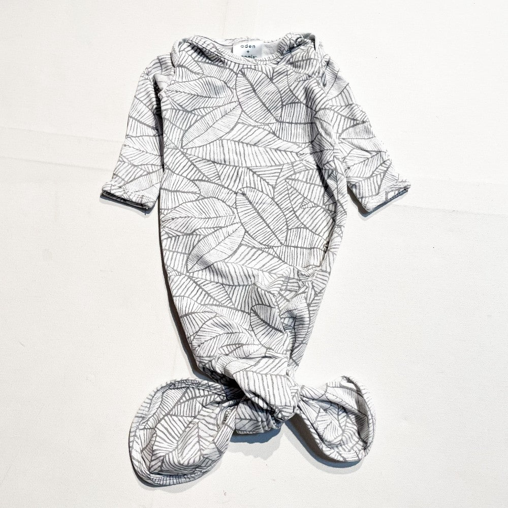 Aden + Anais Knotted Gown 0-3M|175642