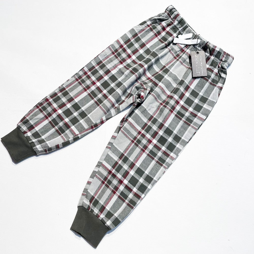 Little Bipsy Plaid Joggers 3-4Y Reg $48|134159