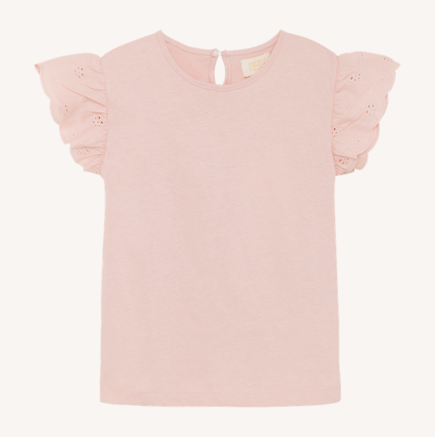 Creamie - Rose Smoke Ruffle Tee|194034