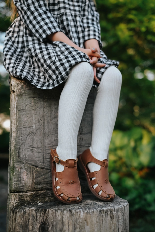 Bee & Magnolia - Cotton Cable Knit Tights|136571