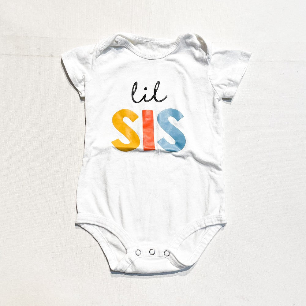 Lil Sis Onesie 12-18M|163724