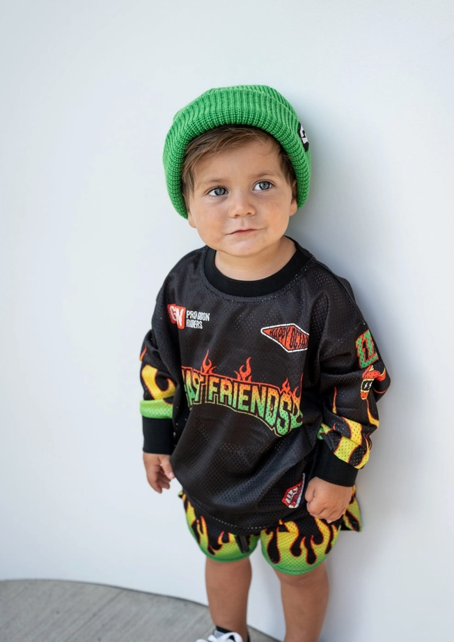 Little Trouble - Green Beanie|183140