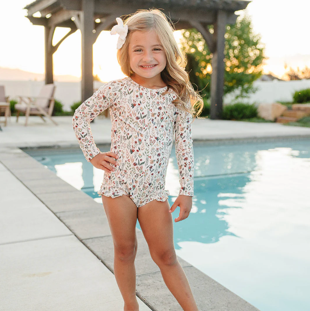 Current Tyed - The "Ivy" Ruffle Rashguard Suit|205968