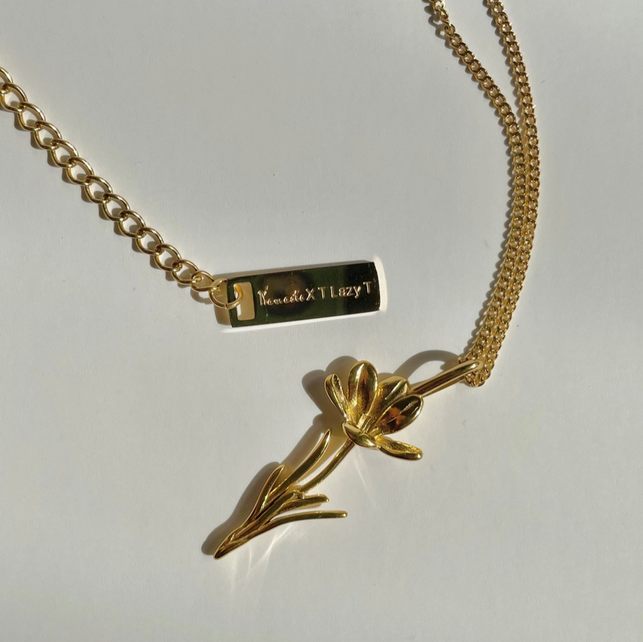 Crocus Necklace - 18K PVD Gold Plating|176744