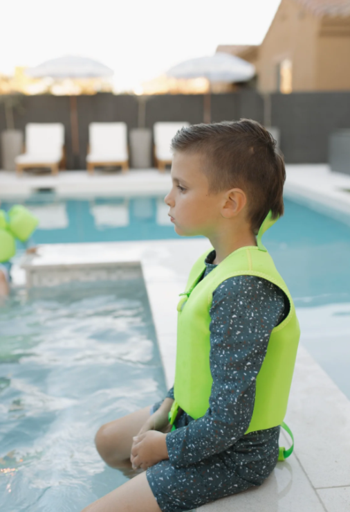 Current Tyed - Swim Float Vest - Neon Green|147121