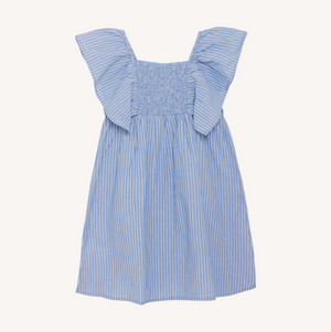 Creamie - Woven Stripe Dress Blue Lustre|193995