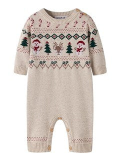 Name It - Christmas Knit Romper 7847|231974