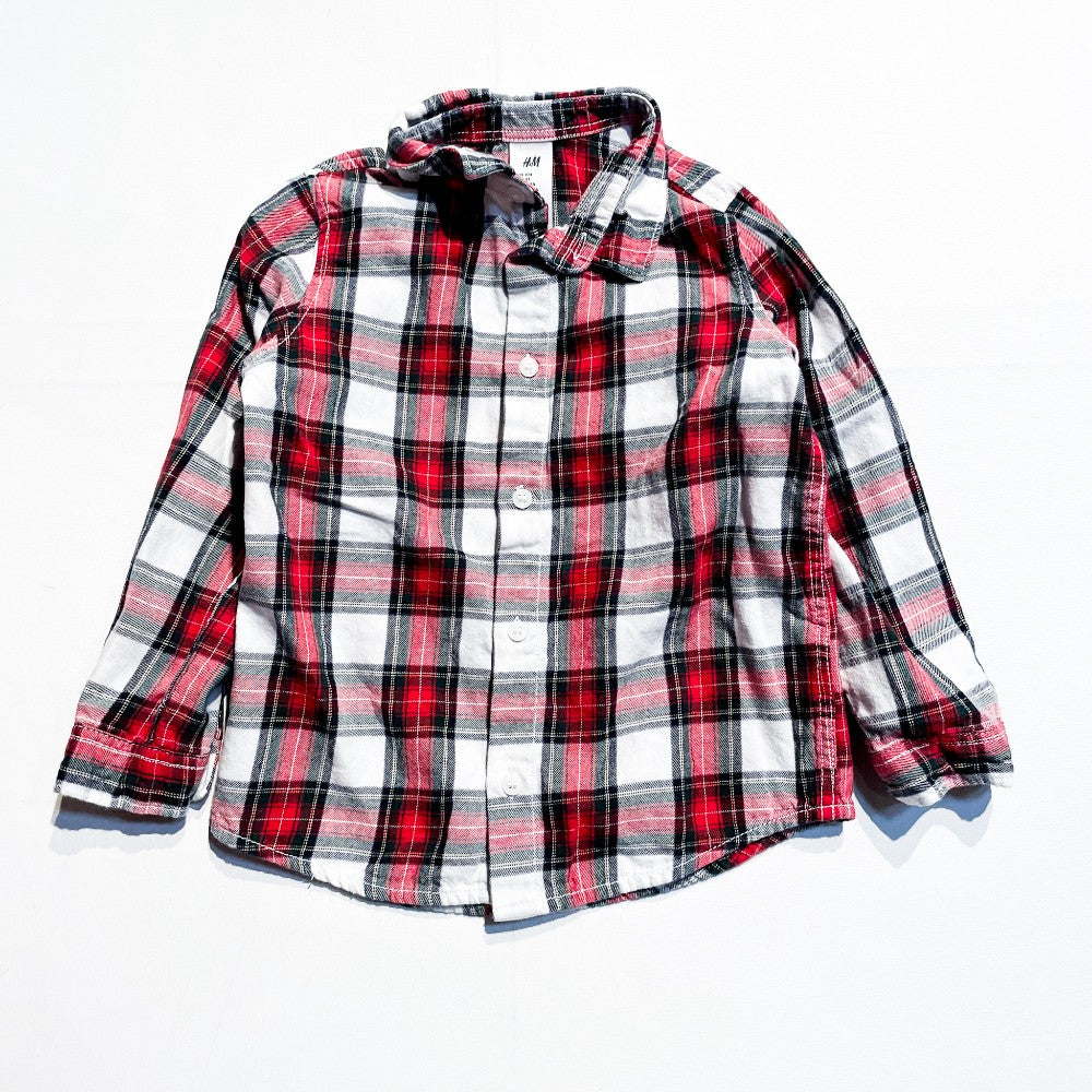 H&M Button Up Shirt 3-4Y|156314