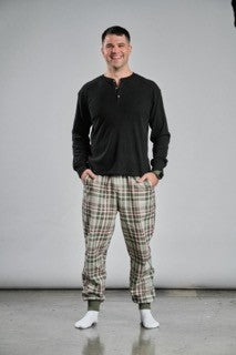 Little Bipsy - Adult Lounge Jogger - Plaid|114341