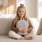 Kidzroom - Backpack Blossom And Bows Grey|230621