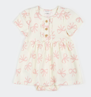 Petit Lem - Bodysuit Dress- Bows|187182