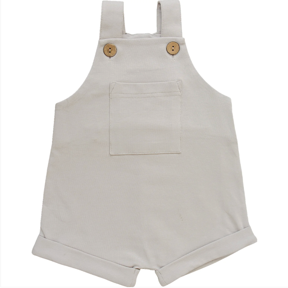 Mebie Baby - Grey Short Overall|205059