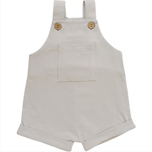 Mebie Baby - Grey Short Overall|205059