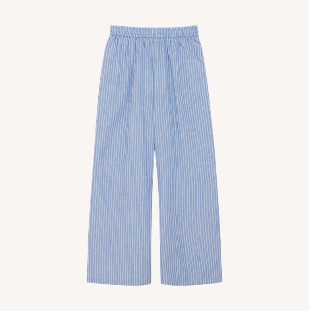 Creamie - Woven Stripe Pants Blue Lustre|193985