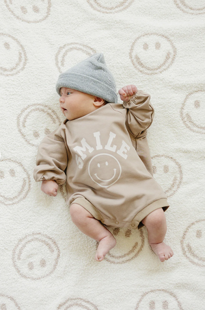 Mebie Baby - Smile French Terry Bodysuit|105229