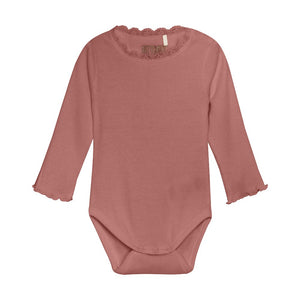 Huttelihut - Long Sleeve Bodysuit Rib Burlwood|165481