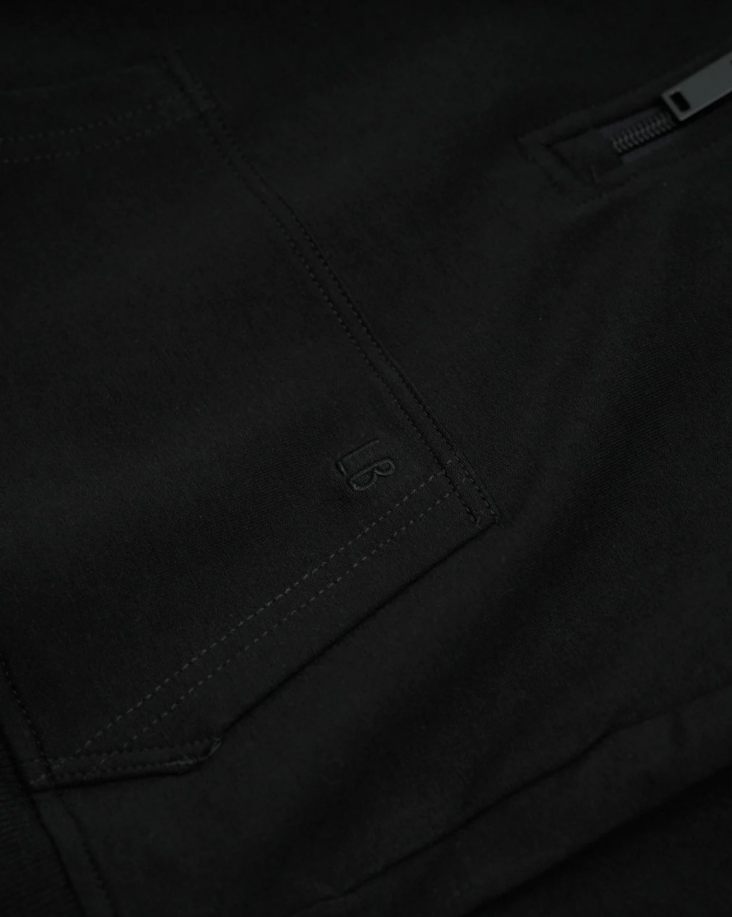 Little Bipsy - Quarter Zip Pullover - Black|177923