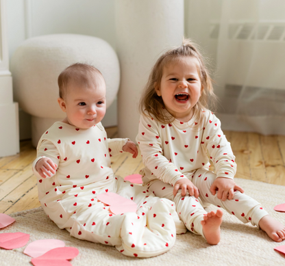 Roobear - Tiny Heart Bamboo Two-Piece Sleeper|186930