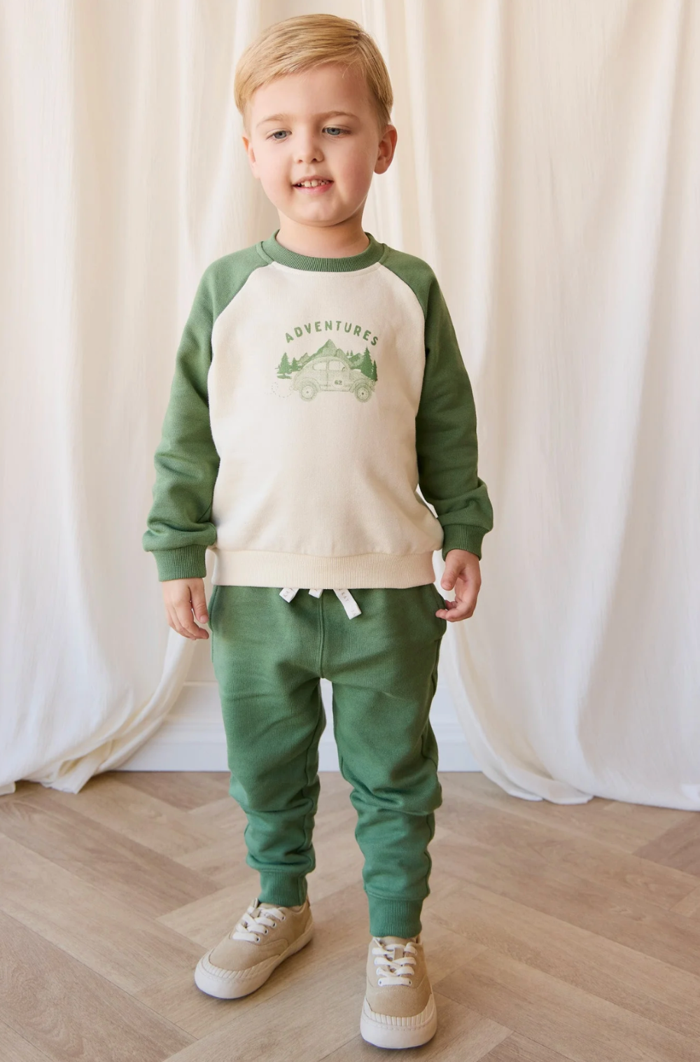 Jamie Kay - Organic Cotton Dominic Track Pant Snow Pea|176735