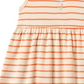 Wheat - Jersey Dress Martha Orange Stripe|197197