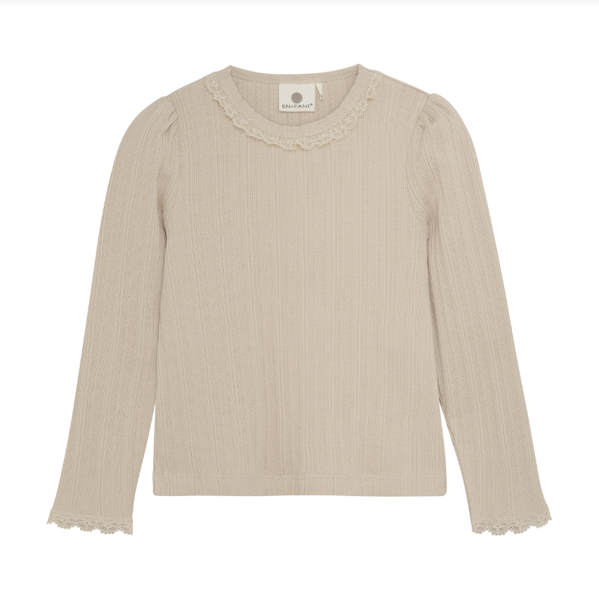 EnFant - Long Sleeve Pointelle French Oak|155823
