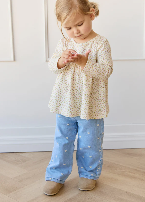 Jamie Kay - Yvette Pant - Petite Heart Denim|154967
