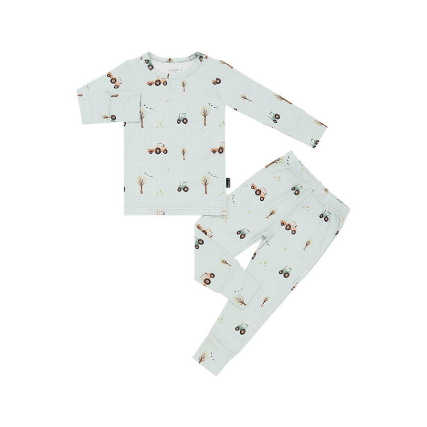 Belan.J - Long Sleeve PJ Set Tractors|153106
